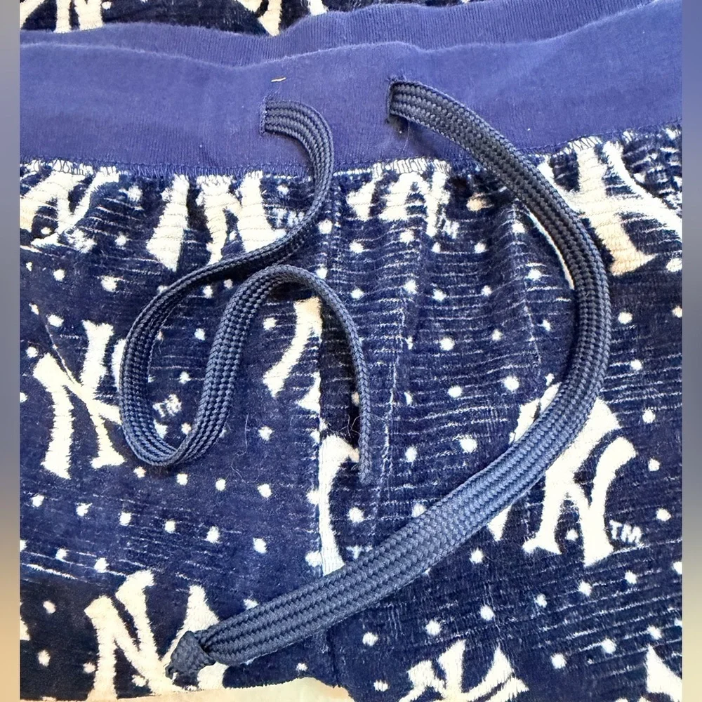 Concepts Sport MLB NY Yankees Men’s M Lounge Pants Navy Plush Fleece Sleepwear